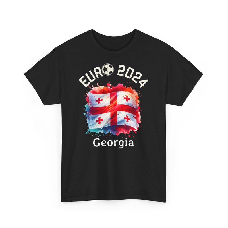 T-Shirt Football European Championship 2024 Georgia, Euro 2024