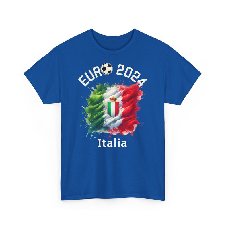 T-Shirt Football European Championship 2024 Italia Italy, Euro 2024