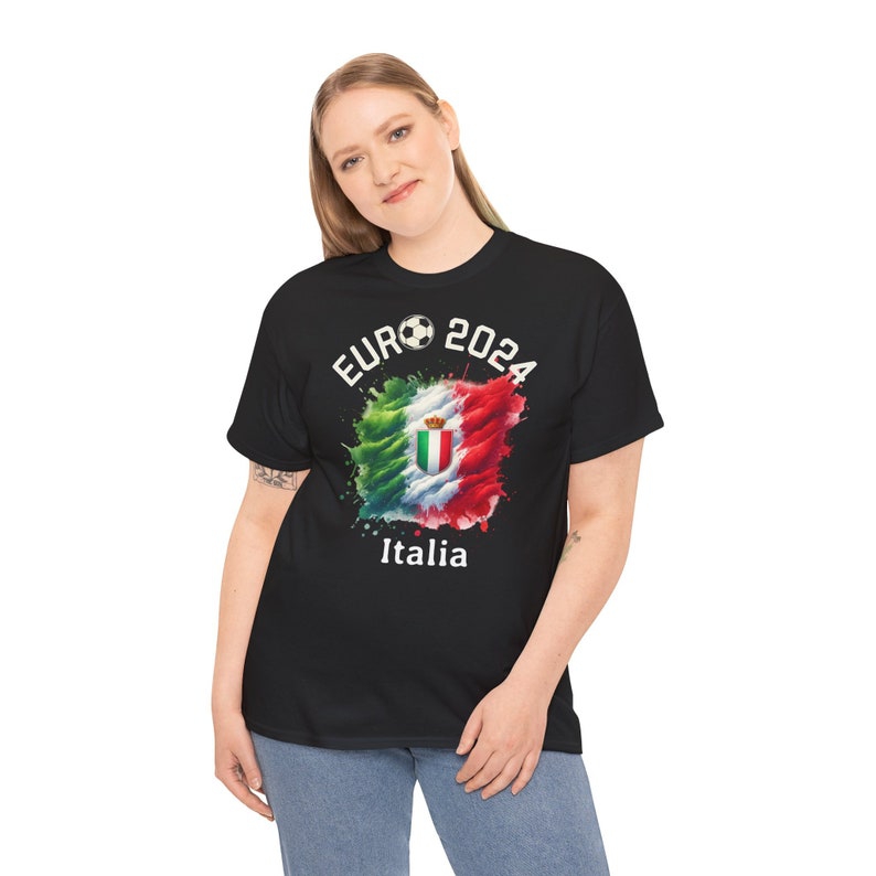 T-Shirt Football European Championship 2024 Italia Italy, Euro 2024