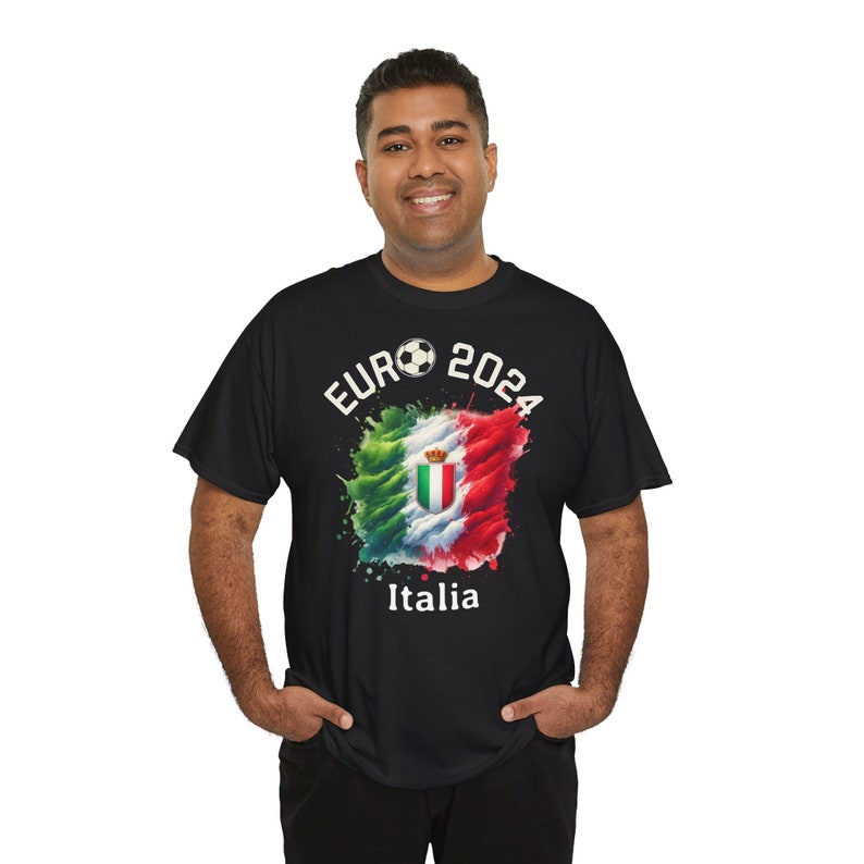 T-Shirt Football European Championship 2024 Italia Italy, Euro 2024