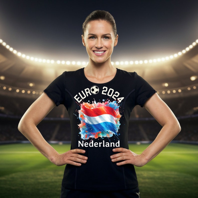 T-Shirt Football European Championship 2024 Nederland Netherlands, Euro 2024