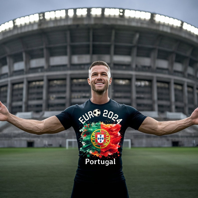 T-Shirt Football European Championship 2024 Portugal, Euro 2024