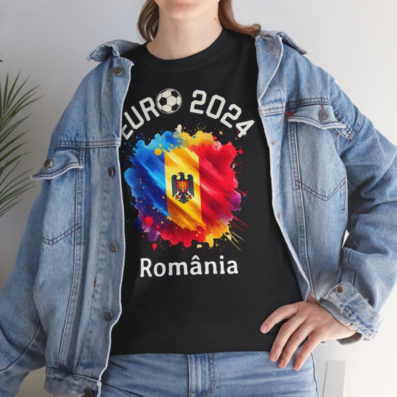 T-Shirt Football European Championship 2024  Romania, Euro 2024