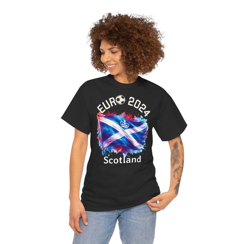 T-Shirt Football European Championship 2024 Scotland, Euro 2024