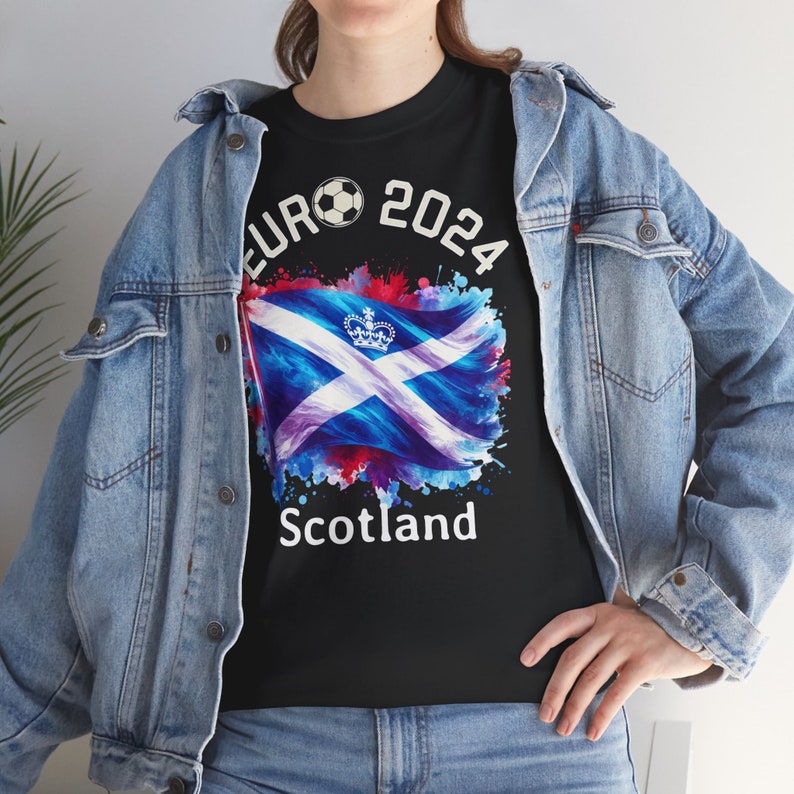 T-Shirt Football European Championship 2024 Scotland, Euro 2024