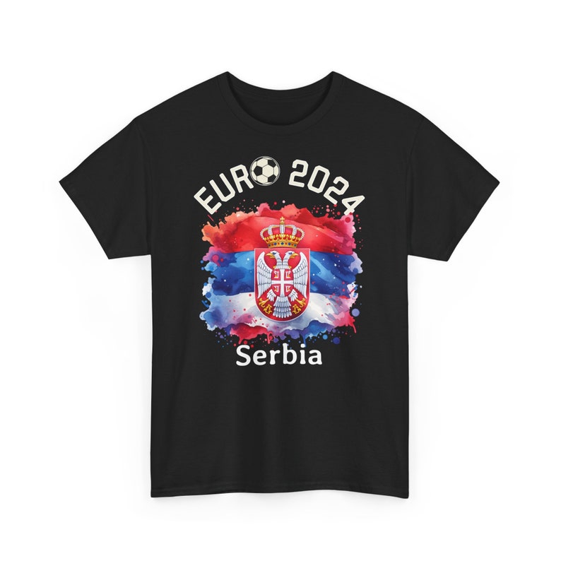 T-Shirt Football European Championship 2024 Serbia, Euro 2024