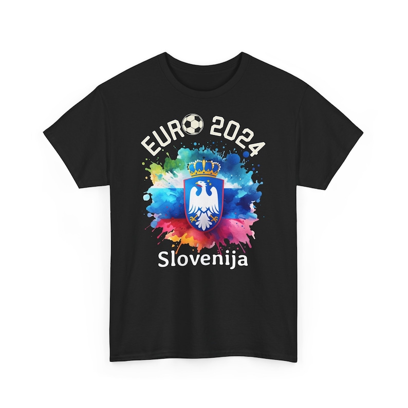 T-Shirt Football European Championship 2024 Slovenija Slovenia, Euro 2024-9