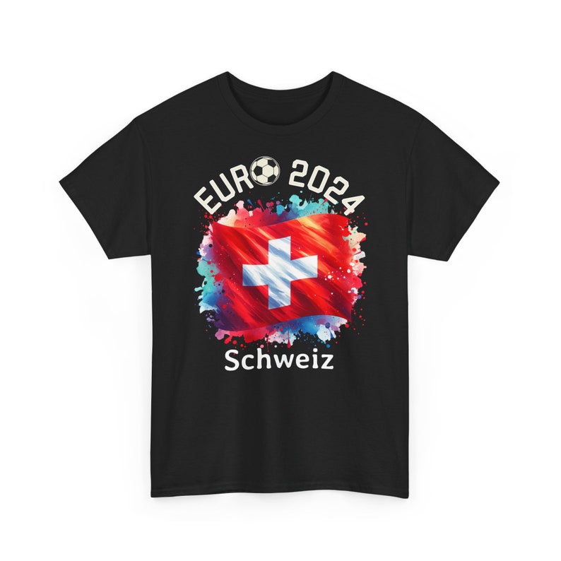 T-Shirt Football European Championship 2024 Switzerland, Euro 2024-8