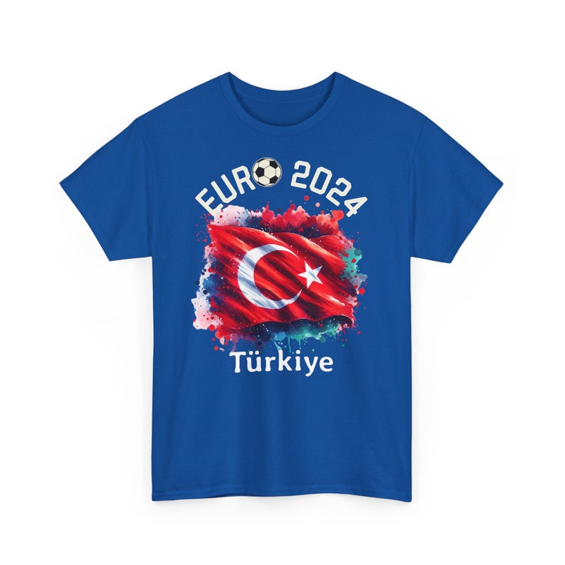 T-Shirt Football European Championship 2024 Turkiye Turkey, Euro 2024