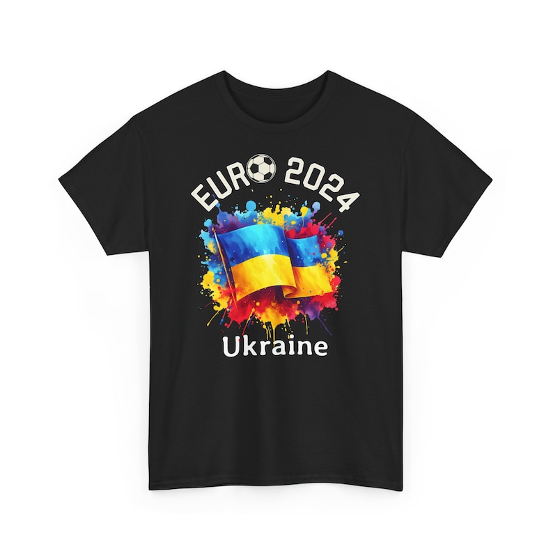 T-Shirt Football European Championship 2024 Ukraine, Euro 2024