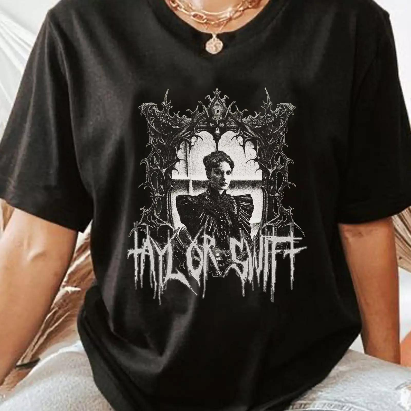 Taylor Heavy Metal Swift Shirt Tee Grunge Funny Unisex Gift Swiftie Taylor Shirt