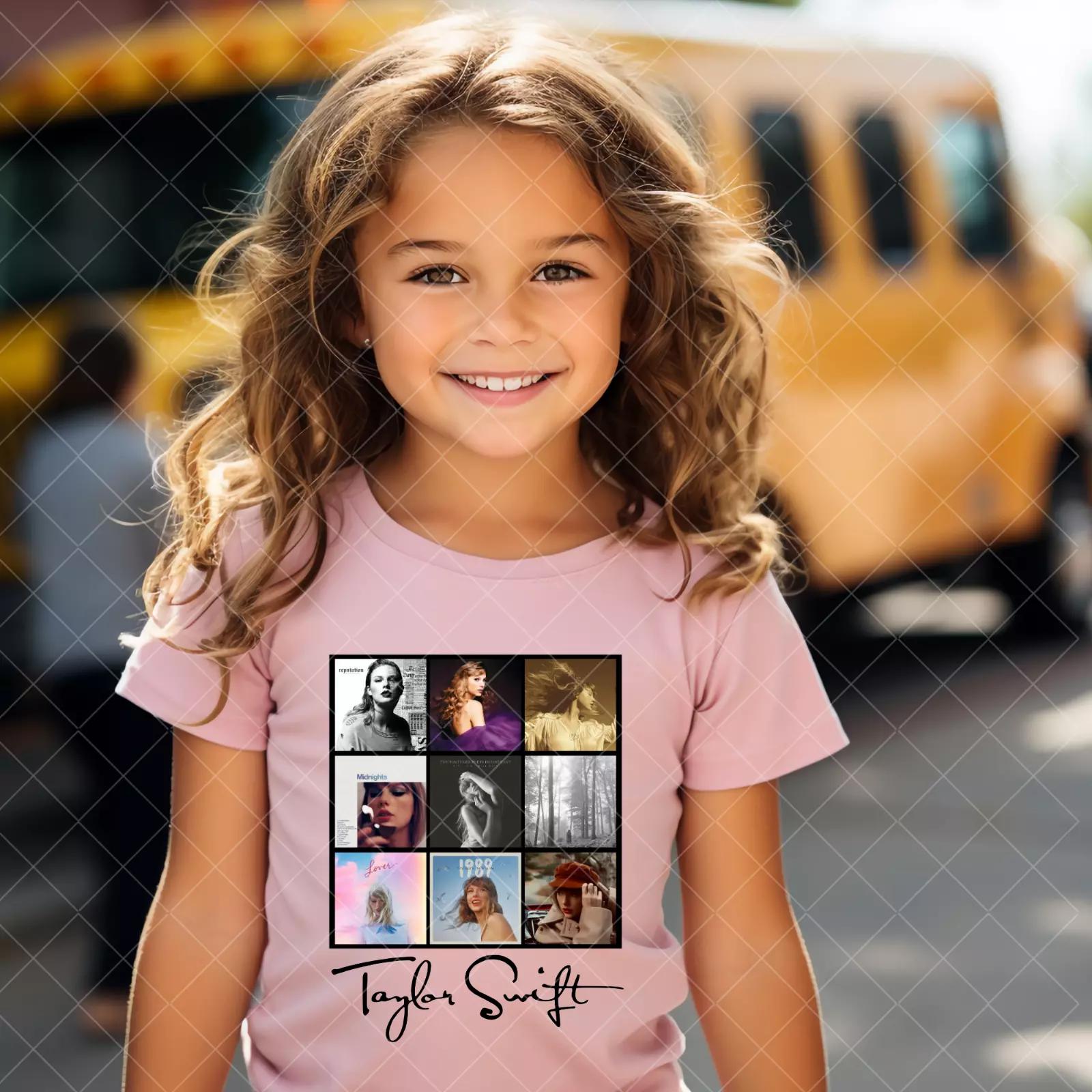 Taylor Swift Collage Handmade T-Shirt