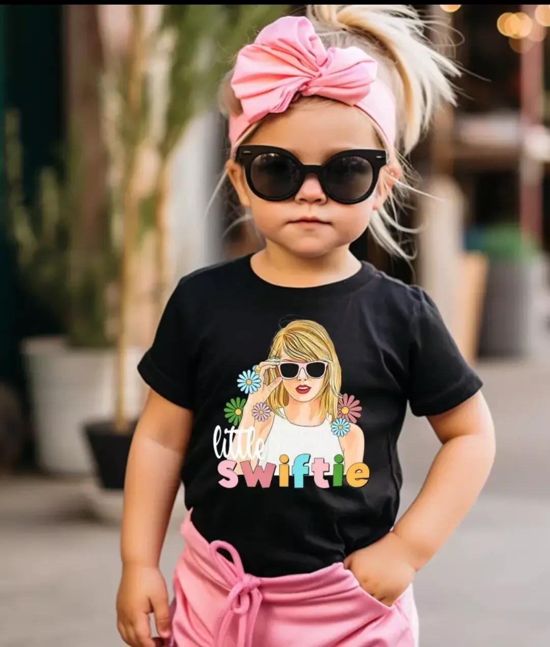 Taylor Swift Print T-shirt Girls Swiftie