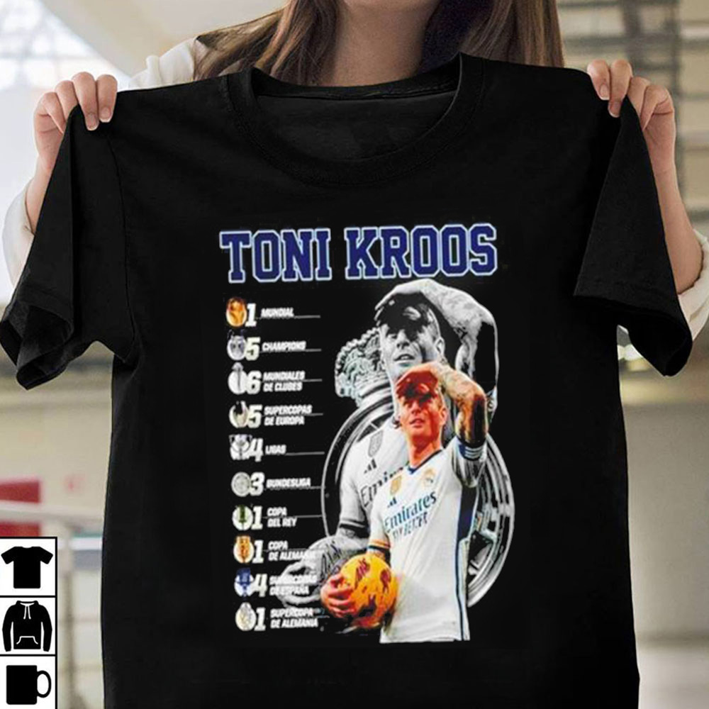 Toni Kroos Thank You Real Madrid Football Club Shirt