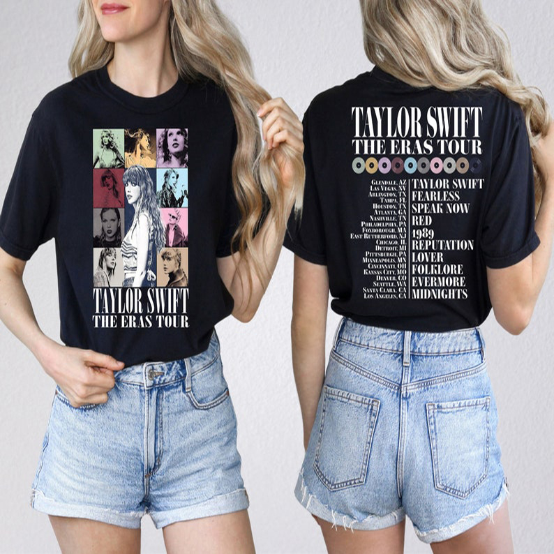 Two Sided Eras Tour Concert Shirt, Long Live Shirt, Concert Outfit, Her Song Lyric Shirt,Eras Tour Tee, TS Merch Shirt