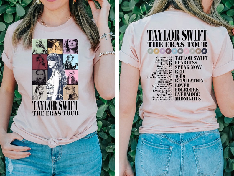 Two Sided Eras Tour Concert Shirt, Long Live Shirt, Concert Outfit, Her Song Lyric Shirt,Eras Tour Tee, TS Merch Shirt